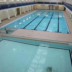 Camberwell Pool, newly refurbished and filled with water